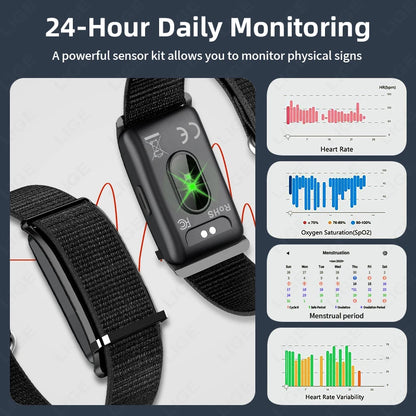 2026 Fitness Tracker Smart Bracelet Pedometer No Screen Breathable Sport Wristband Call Reminder Heart Rate Monitor Smartwatch