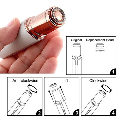 Lipstick Shaped Electric Hair Removal Device Women S Facial Hair Removal Instrument Portable Full Body Water Wash Shaving Device