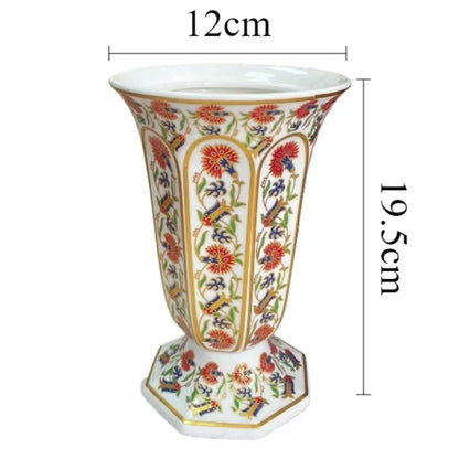 Ceramics Vase Elegant Porcelain Vases Modern Aesthetic Small Flower Bottle Luxury Decorative Vases Interior Desk Decorations