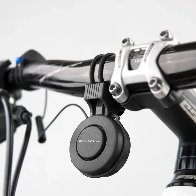 Bicycle Electric Bell USB Rechargeable MTB Scooter Road Bike Handlebar Horn 4 Modes Sound Alarm Ring Bell Cycling Accessories