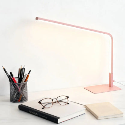 USB powered LED reading desk lamp with eye protection design, adjustable brightness and color change, suitable for home office a