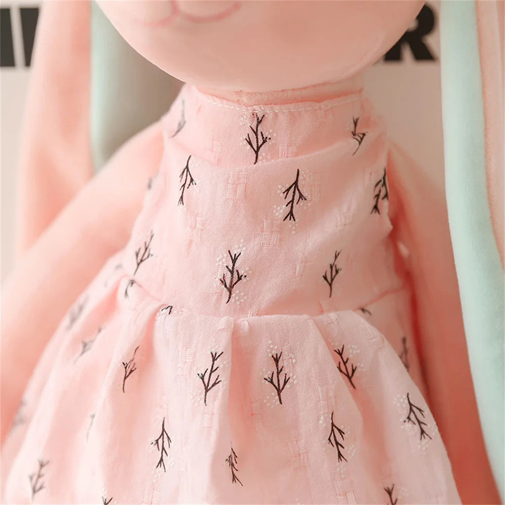 34/45/55cm Plush Rabbit Doll Cute Cartoon Plushies Throw Pillow Bunny Rabbit Stuffed Animal Toy for Baby