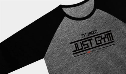 Men Slim Fit Sport Casual Sport T-shirts Gym Fitness Muscle Three Quarter Shirts Autumn Breathable Cotton Bodybuilding Clothing