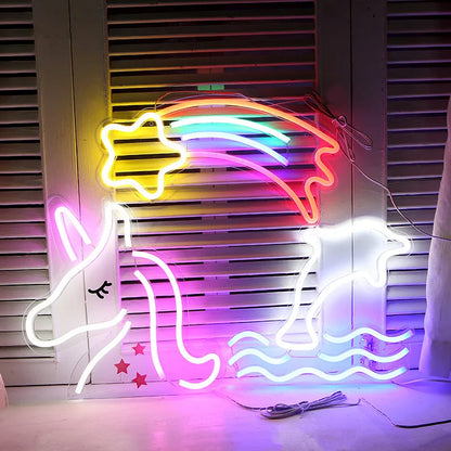 LED Neon Signs Acrylic Custom Neon Sign Kids Name Birthday Logo Personalized Family Home Wedding Wall Decor LED Lights Gifts