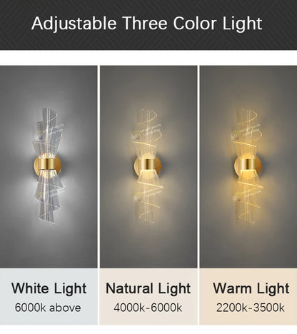 Nordic LED Wall Light Sconce Interior Lighting Lamps For Home Living Room Bedroom Study Corridor Decoration Bedside Wall Lamp