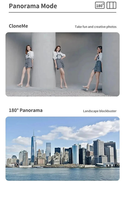 360 Rotation Following Shooting Mode Gimbal Stabilizer Selfie Stick Tripod Gimbal Phone Smartphone Live Photography