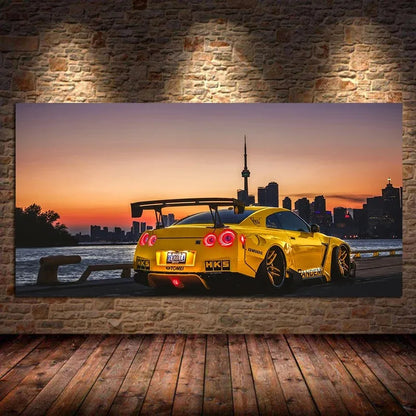 Car Wall Art Picture Vehicle Modern Canvas Painting Poster and Print for Living Room Bedroom Home Decor