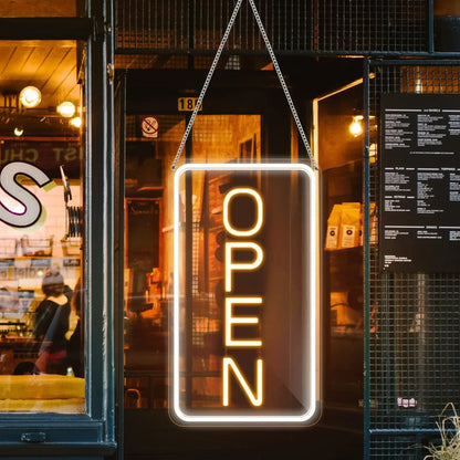 Open LED Neon Sign For Business Neon Lights Open Sign Led Wall Decor Neon Led Signs Adjustable Brightness Bar Salon Stores Hotel