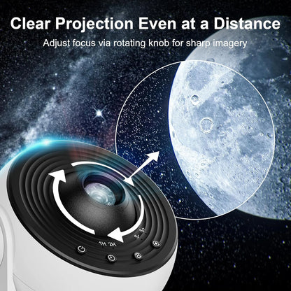 Galaxy Projector Lamp Pro Version 13-In-1 Film Sheet Larger Projection Area Suitable for Gifts