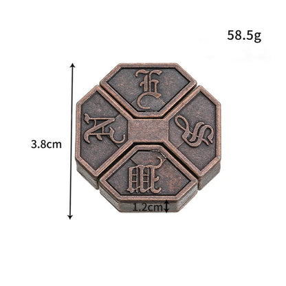 Lock Puzzles Classic IQ Metal Brain teaser Magic Baffling Puzzles Game Toys For Children Adults Funny Gifts Metal Puzzle