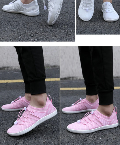 New Minimalist Shoes for Men Wide Toe Barefoot Casual Sneakers Women Mesh Breathable Unisex Sneakers Lightweight Walking Shoes
