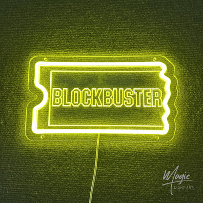 LED Neon Sign Movie Lovers Logo for Desktop Nightlight Block Fans Gift Room Signs