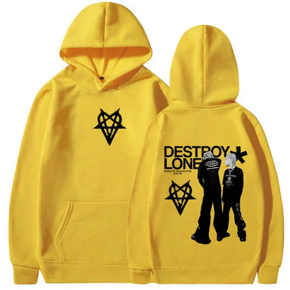 Men Fashion Hoodies Men Women Hooded Sweatshirts Fashion Hip Hop Casual Pullovers Autumn Boys Girls Black Streetwear Hoodie
