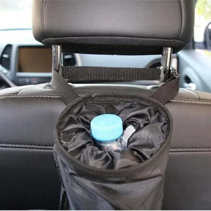 Universal Car Garbage Bag Back Seat Headrest Litter Trash Garbage Can