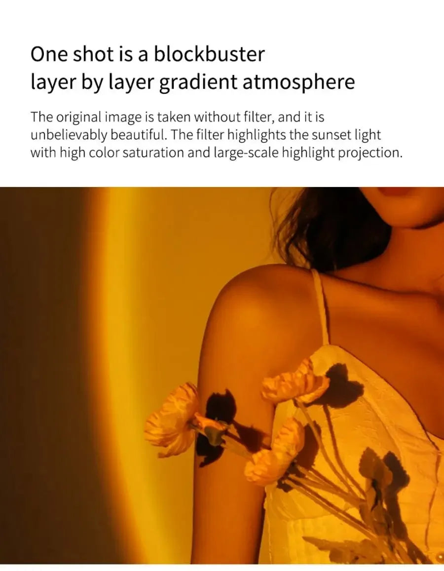 Sunset Eye Protection Table Lamp  USB Touch Dimming Reading Light for Study Flashlight Bedroom Bedside Decor Photo Desk Lamps