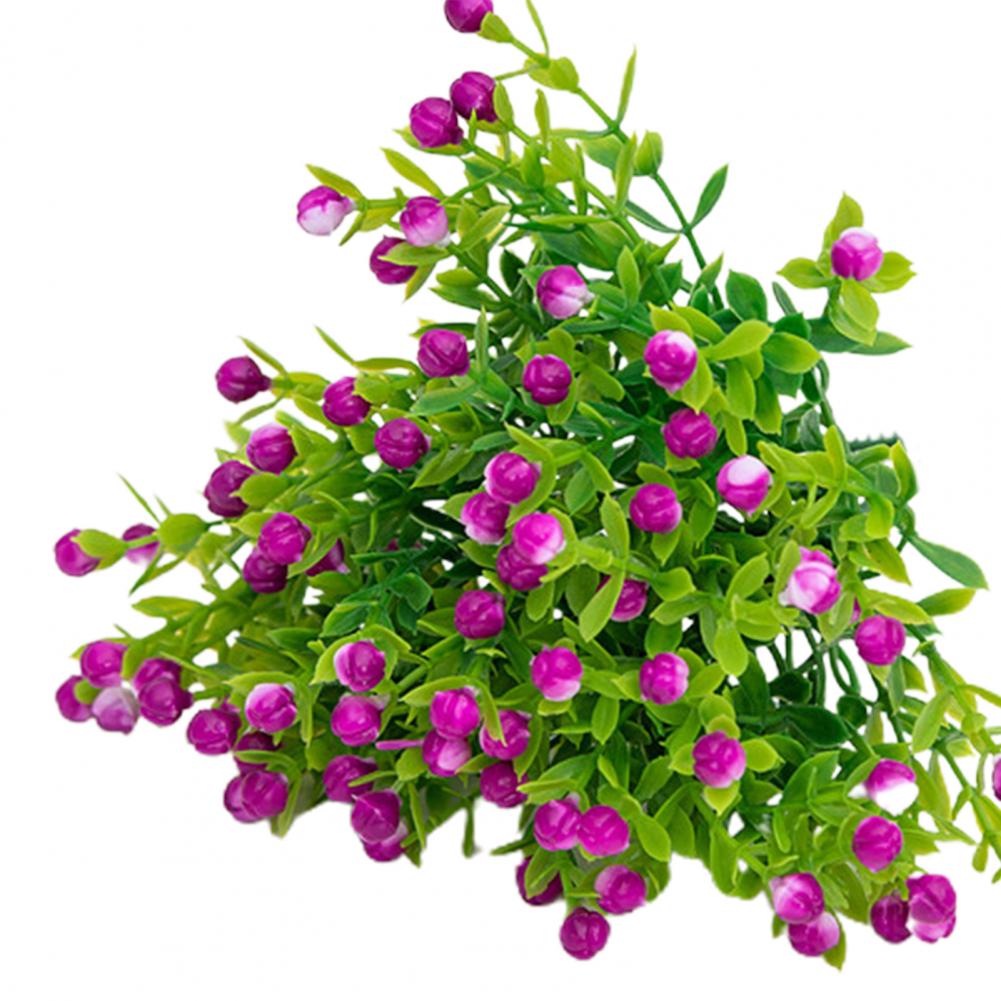Artificial Plant Vivid Realistic Appearance Photo Props Home Decoration Fake Greenery Grass Ivy Leaf Wreath Silk For Living Room