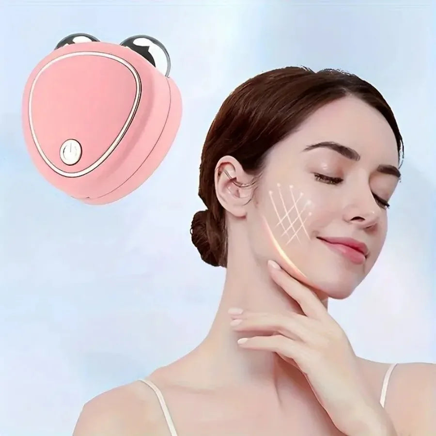 Levantamiento Facial Con Microcorriente Antiarrugas, Microcurrent Facial Device, Microcurrent Face Lift Machine, Dispositivo De