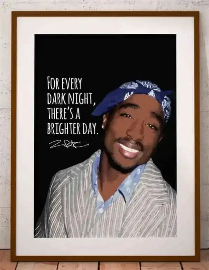 Canvas Painting Wall Art Music Album Cover Aesthetic Pictures Pop Hip Hop Rapper Tupac Posters For Room Modern Home Decor