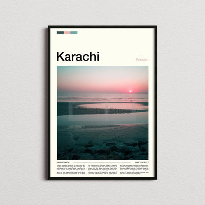Canvas Painting Wall Art Pictures Asia Pakistan Travel Posters Lahore Karachi City Landscape Prints Home Room Modern Decor Gift