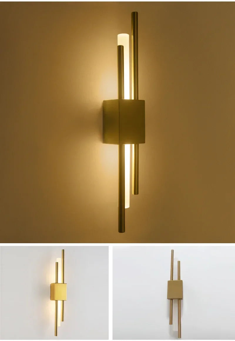 Nordic Led Wall Lamp Indoor Lighting Bathroom Wall Sconces Light Fixture Living Room Corridor Bedroom Decoration Wall Lights