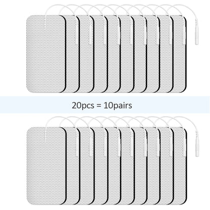 Physiotherapy Tens Electrode Pads Conductive Gel Therapeutic Pulse Pressure Electrical Compex Muscle Stimulator Massage Patches