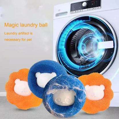 Magic Laundry Ball Set Can Be Reused Clothes Hair Cleaning Tools Pet Hair Removal Device Washing Machine Products Household Home