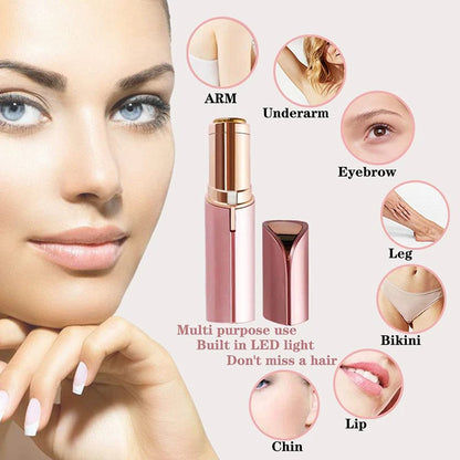 Lipstick Shaped Electric Hair Removal Device Women S Facial Hair Removal Instrument Portable Full Body Water Wash Shaving Device