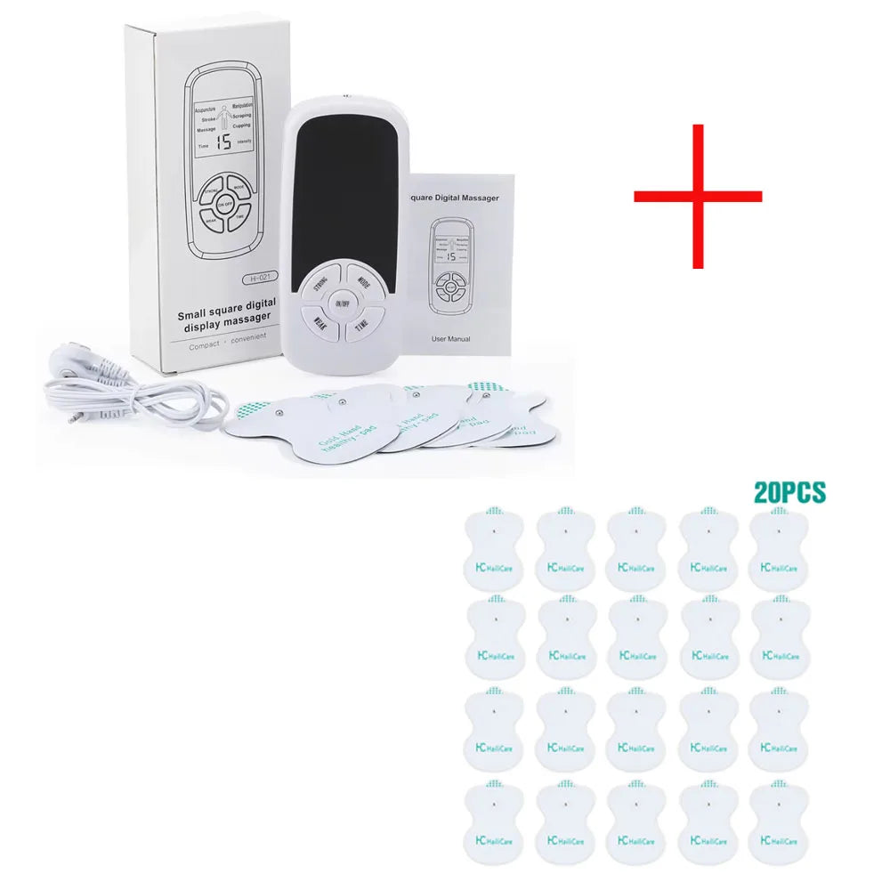 EMS Electric Muscle Therapy Stimulator 6 Modes Tens Unit Machine Meridian Physiotherapy Pulse Abdominal Prostate Body Massager