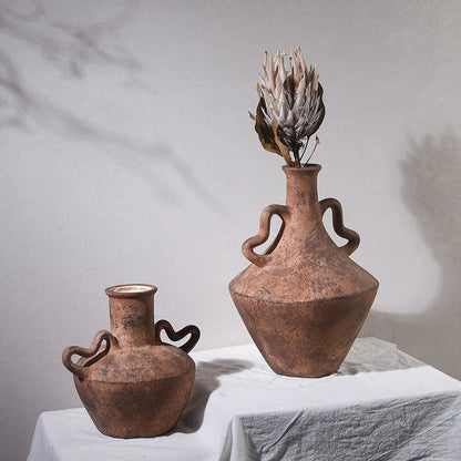 Ceramic Vases Retro Style Homestay Decorations Antique Hotel Art Flower Arrangements Home Decor Items