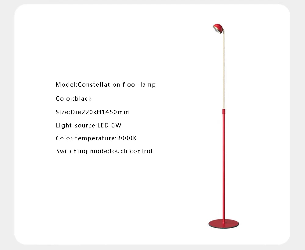 Sun Set Floor Lamp Minimalist Living Room Corner Lamp Bedroom Bedside Cafe Hotel Indoor Decor LED Atmosphere Tall Standing Lamp
