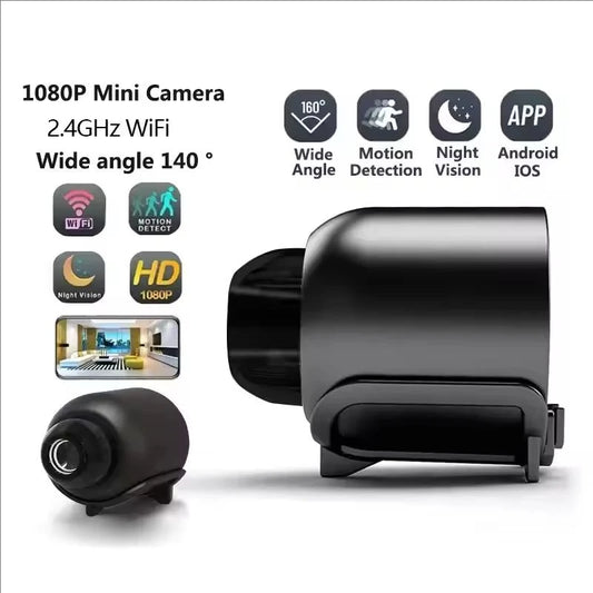 New X5Mini Night Vision 1080P Wireless Surveillance Camera Lightweight Clear Portable Motion Detection Premium Quality