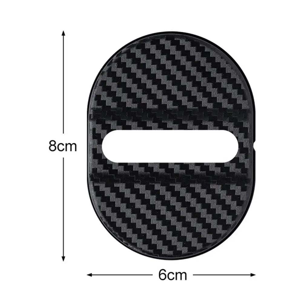 Universal Car Door Lock Protective Cover 4PCS Self-adhesive Car Decorative Accessories Car Door Lock Anti Rust Sleeve