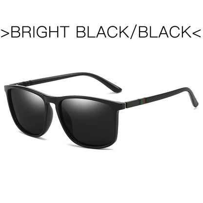Sports Sunglasses for Men Polarized Comfortable Wear Square Sun Glasses Male Light Weight Eyewear Accessory with Origina UV400