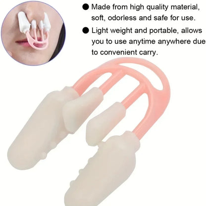 A Painless Nose Bridge Corrector Suitable for Both Women and Men, Suitable for Lifting and Pulling Wide and Curved Noses