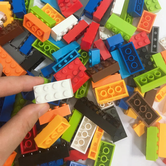 DIY creative building blocks big set city classic building blocks assemble birthday gift children's educational toys