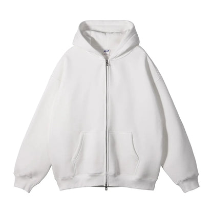 Custom Hoodies 2024 autumn winter new American fashion 380g hooded sweatshirt for men US size Oversized