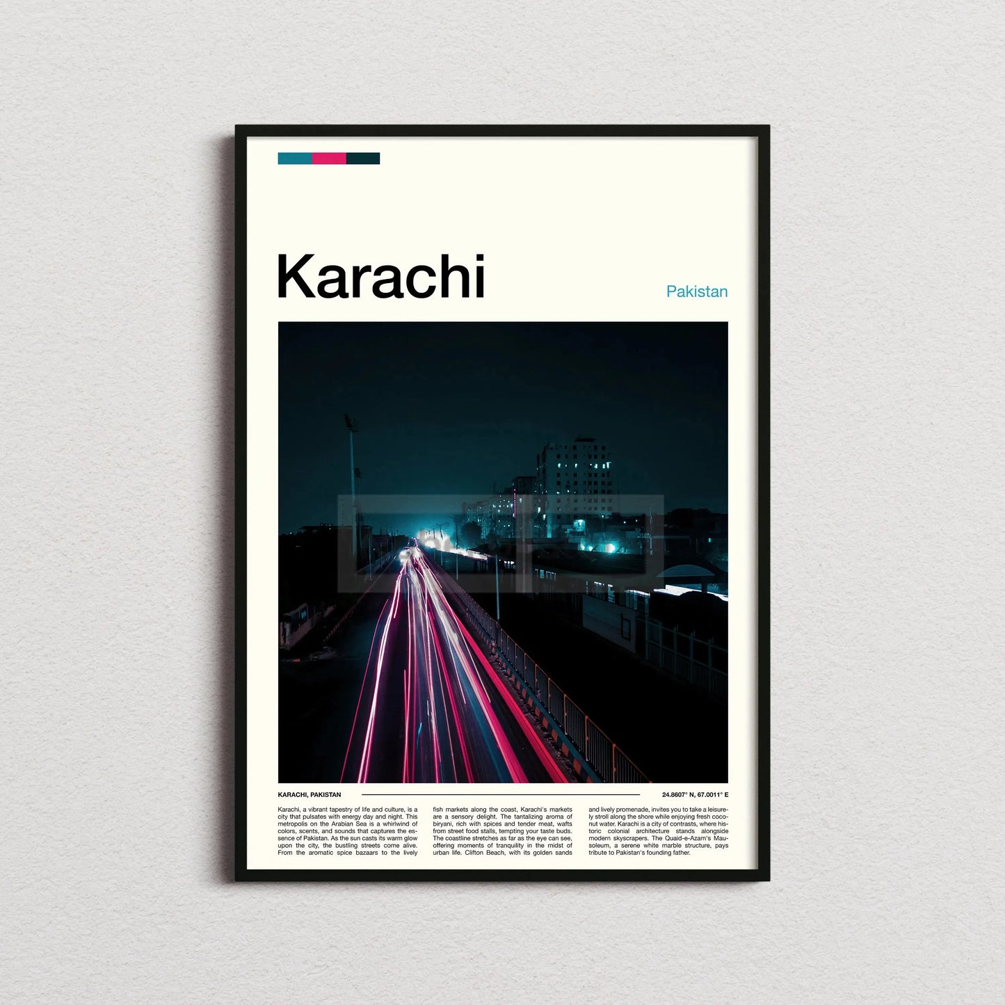 Canvas Painting Wall Art Pictures Asia Pakistan Travel Posters Lahore Karachi City Landscape Prints Home Room Modern Decor Gift
