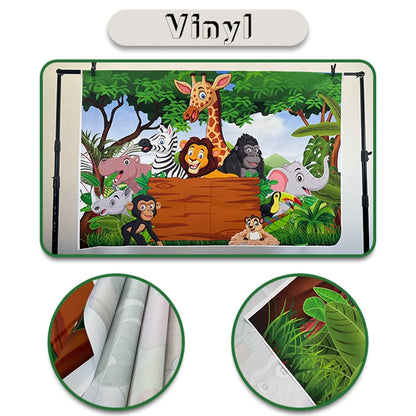 Spring Rabbit Background Kids Birthday Party Baby Shower Decor Rabbit Peter and His Animal Friends Vegetable Garden Photo Props