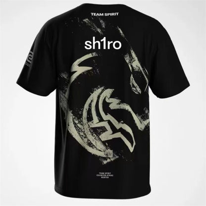 2025 CS2 Shanghai Major Team Spirit T Shirt For Men Clothes Top One Player Donk Tee Uniform ESports Contest Jersey Fans T-Shirt
