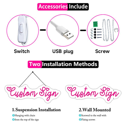 LED Neon Light Sign Number 18 Neon Wall Letters Lights Night Lamp for Room Holiday Party Decor Birthday Christmas Gift Signs