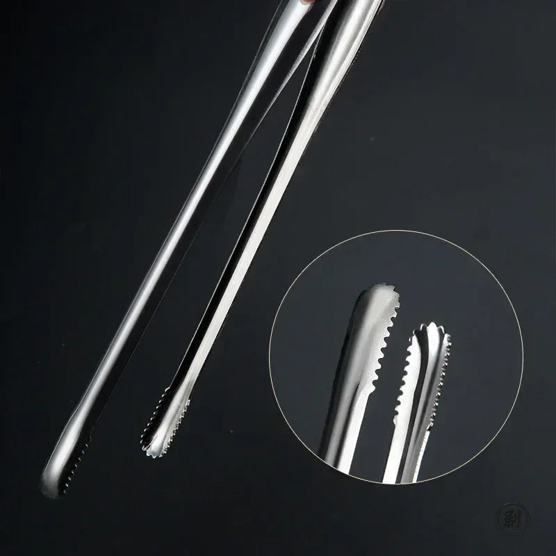 Super Grip Non-Slip Kitchen Tongs - Wide-Tip Stainless Steel Design for Effortless Cooking, Grilling & Serving