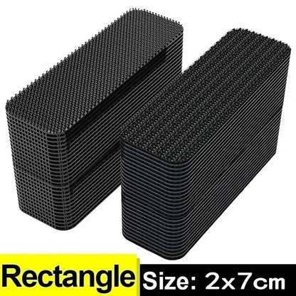 Nylon Double-sided Adhesive Sofa Self-adhesive Foot Pad Invisible Fixing Stickers Punch-free Non-slip Velcro  Self Adhesive