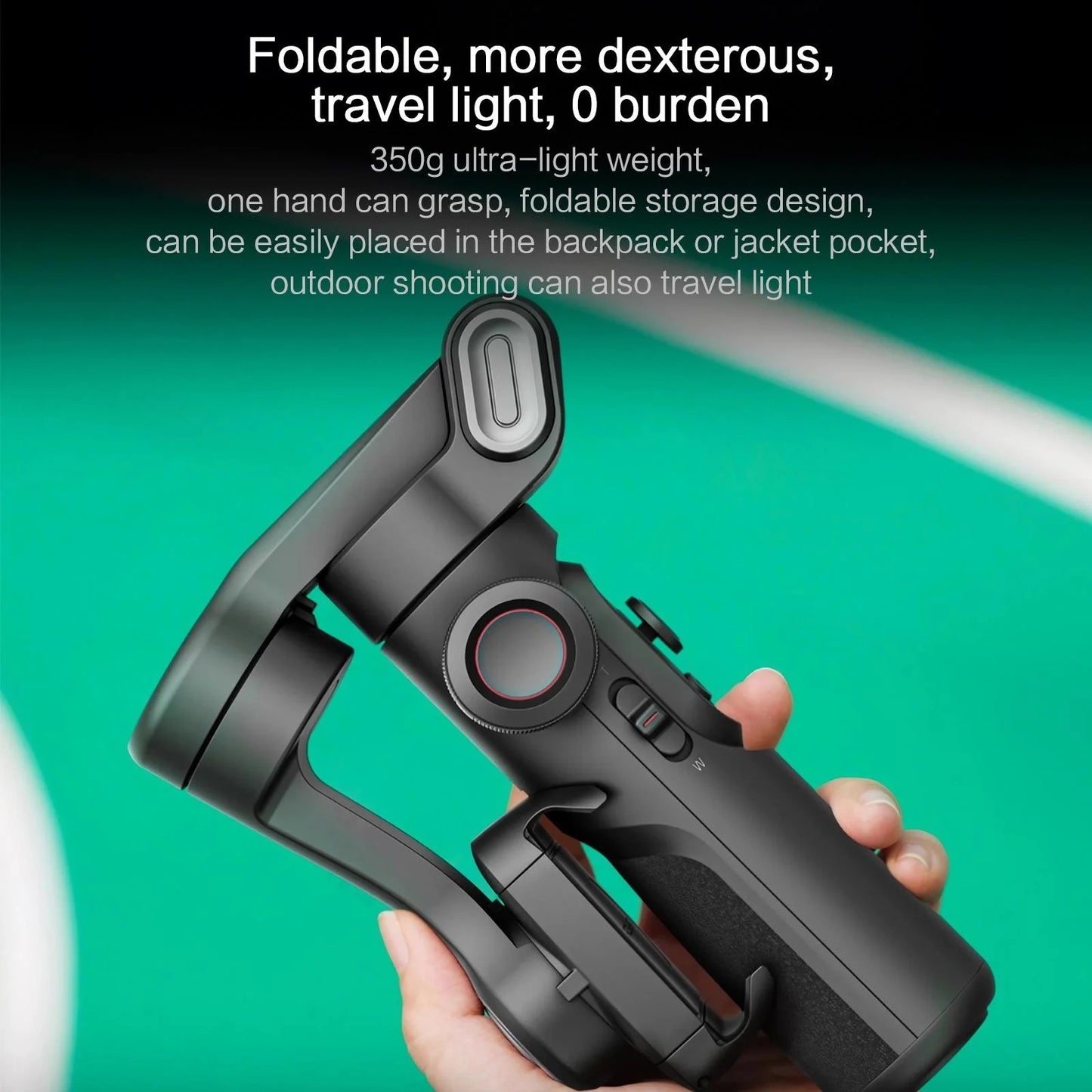 3-Axis Handheld Gimbal Stabilizer for Smartphone Anti-Shake Selfie Stick with Face Tracking