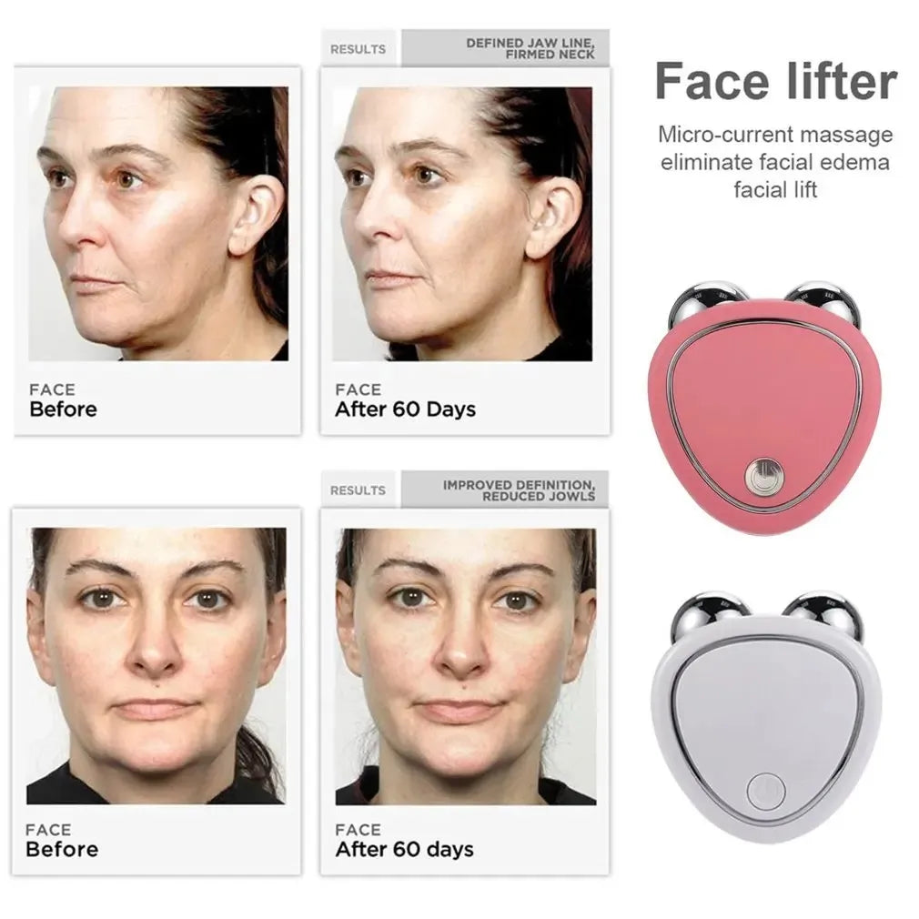 Levantamiento Facial Con Microcorriente Antiarrugas, Microcurrent Facial Device, Microcurrent Face Lift Machine, Dispositivo De