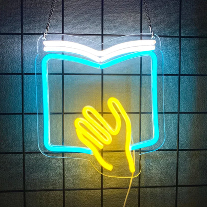 LED  Neon Light  for Classroom Bookstore Library Museum Study Room Read Books Be Kind Stay Weird Neon Sign for Wall Decor