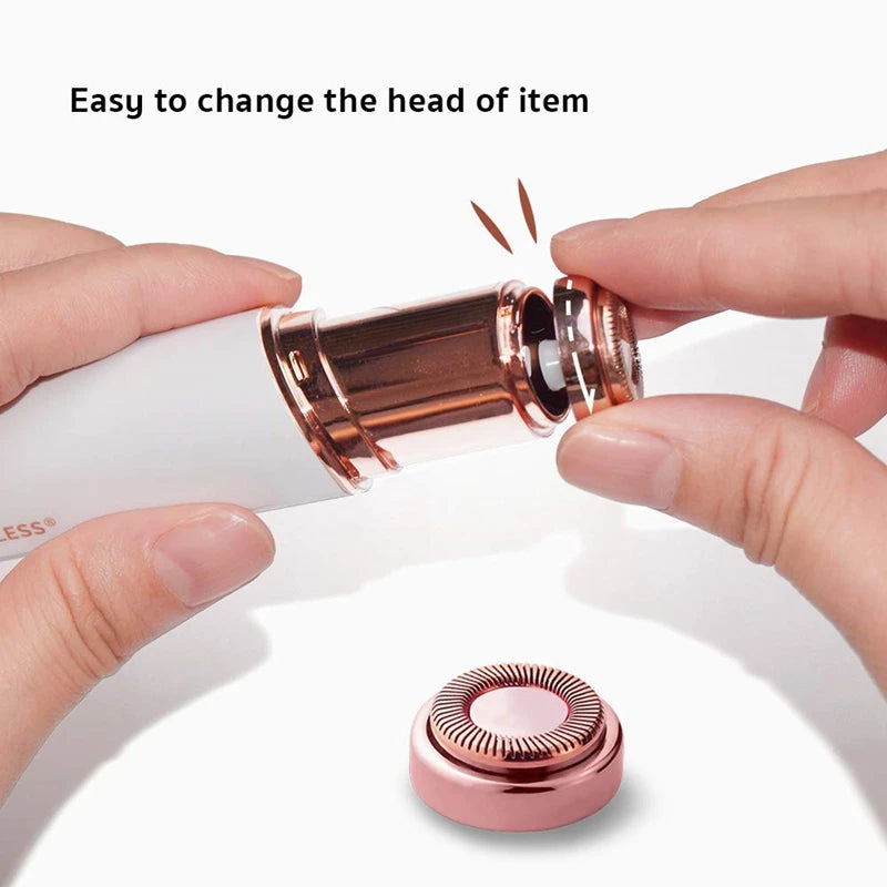 Lipstick Shaped Electric Hair Removal Device Women S Facial Hair Removal Instrument Portable Full Body Water Wash Shaving Device