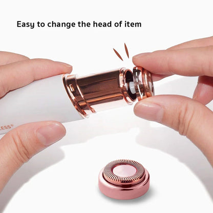 Lipstick Shaped Electric Hair Removal Device Women S Facial Hair Removal Instrument Portable Full Body Water Wash Shaving Device
