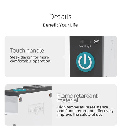 Tuya WiFi Smart Circuit Breaker 1P 63A DIN Rail for Smart Home Wireless Remote Control WiFi Switch by APP TONGOU Free Shipping
