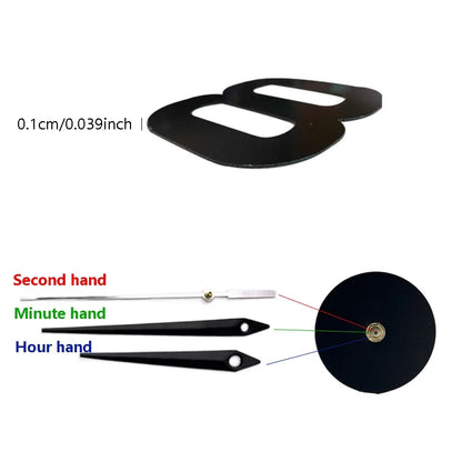 3D Wall Clock DIY Mirror Wall Stickers For Home Living Room Decor Frameless Luminous Quartz Clocks Self Adhesive Hanging Watches