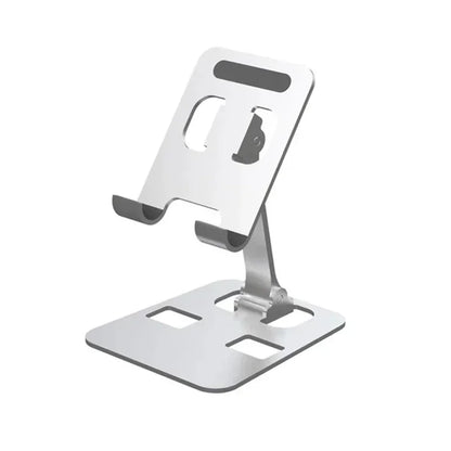 Fashion Universal Foldable Desk Phone Holder Mount Stand For iPhone 12-17 Mobile Phone Holder Tablet Desktop Metal Holder